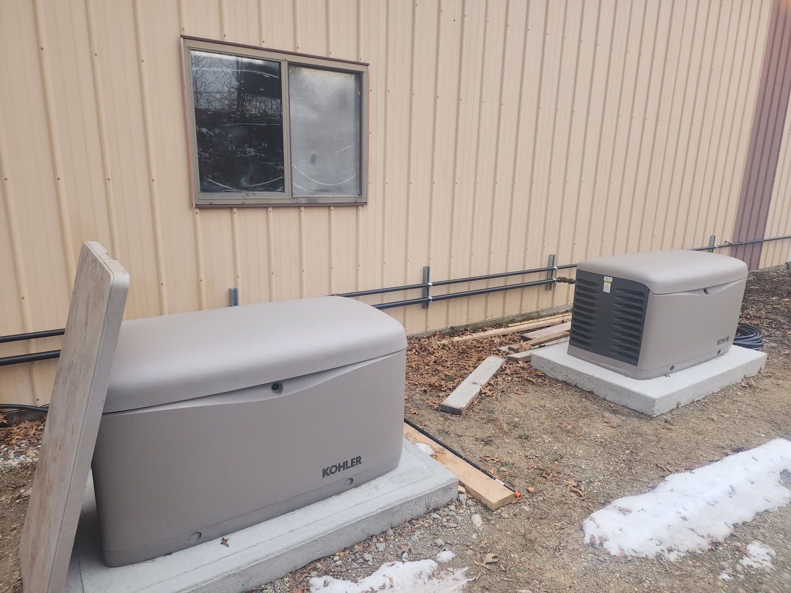 Installation of Dual Kohler Generators image